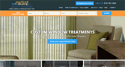 Desktop Screenshot of galaxydraperies.com